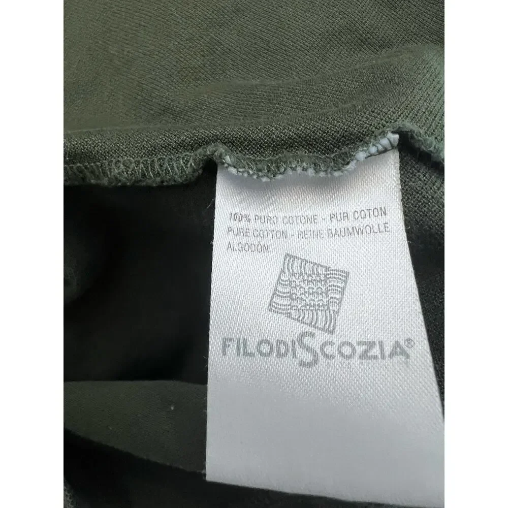 Marbas‎ Polo Shirt Men’s L Green Long Sleeves made in Italy Outdoors Preppy Y2K